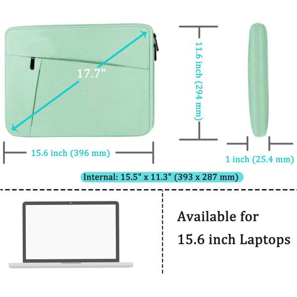 Funda protectora para portátil de 14 pulgadas, funda protectora suave acolchada para computadora portátil, funda duradera compatible con MacBook HP Lenovo Dell ASUS Acer Chromebook de 14 pulgadas, - Imagen 69