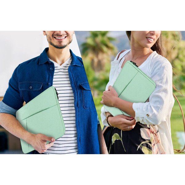 Funda protectora para portátil de 14 pulgadas, funda protectora suave acolchada para computadora portátil, funda duradera compatible con MacBook HP Lenovo Dell ASUS Acer Chromebook de 14 pulgadas, - Imagen 71