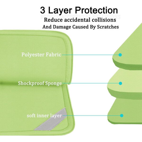 Funda protectora para portátil de 14 pulgadas, funda protectora suave acolchada para computadora portátil, funda duradera compatible con MacBook HP Lenovo Dell ASUS Acer Chromebook de 14 pulgadas, - Imagen 75