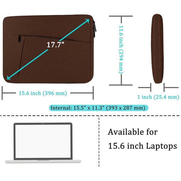 Funda protectora para portátil de 14 pulgadas, funda protectora suave acolchada para computadora portátil, funda duradera compatible con MacBook HP Lenovo Dell ASUS Acer Chromebook de 14 pulgadas, - Imagen 90
