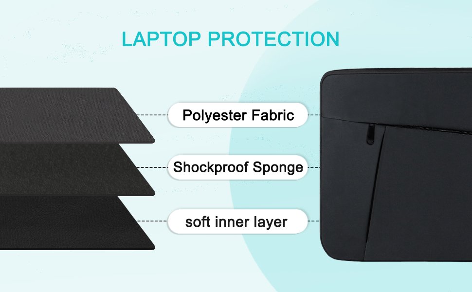 Funda para laptop de 15.6 pulgadas