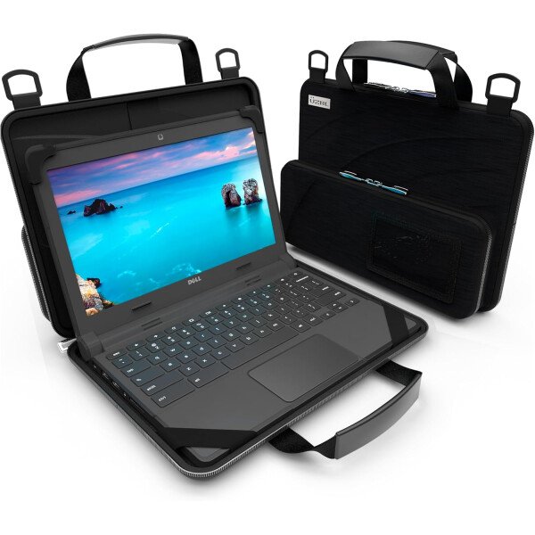 Funda para Chromebook y laptops, diseñada para estudiantes, aulas y negocios de 13 a 14 pulgadas