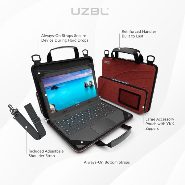Funda para Chromebook y laptops, diseñada para estudiantes, aulas y negocios de 13 a 14 pulgadas - Imagen 13