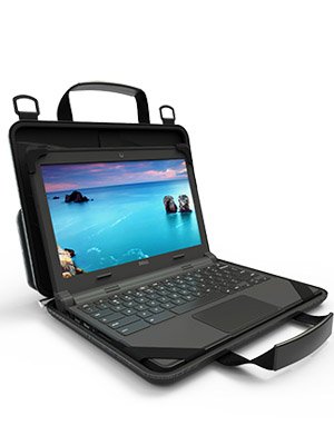 Funda protectora para Chromebook con bolsa incorporada para portátiles escolares de 13 pulgadas y 14 pulgadas 