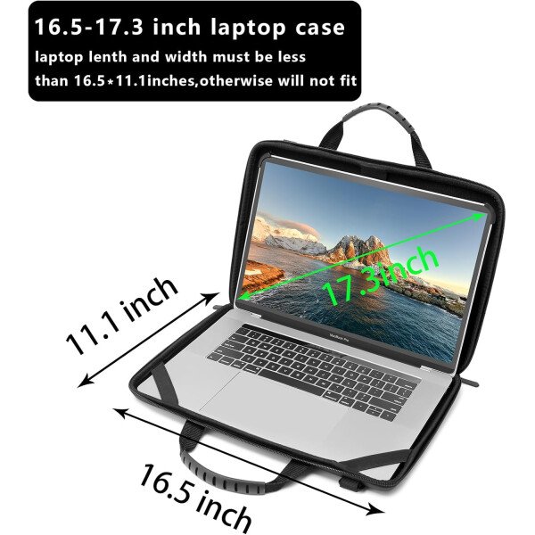 Funda rígida para laptop para hombres y mujeres con correa para el hombro - Imagen 4