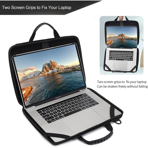 Funda rígida para laptop para hombres y mujeres con correa para el hombro - Imagen 6