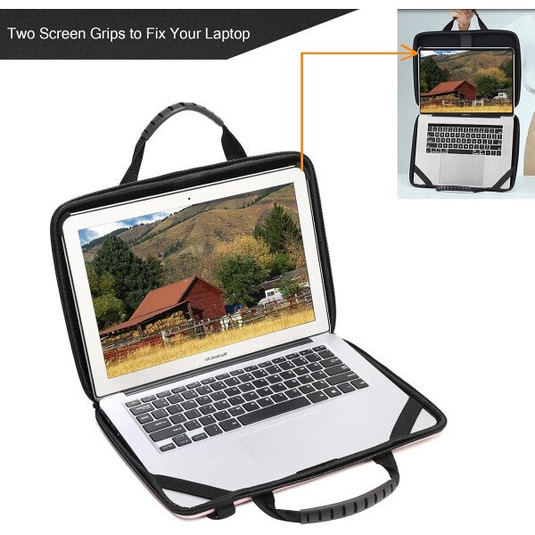 Funda rígida para laptop para hombres y mujeres con correa para el hombro - Imagen 9