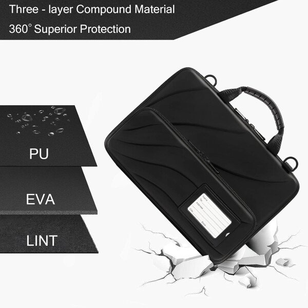 Funda rígida para laptop para hombres y mujeres con correa para el hombro - Imagen 10