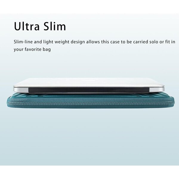 DOMISO Funda impermeable para laptop de 14 pulgadas con asa, ligera, suave, EVA, funda para tablet de 14 pulgadas, Lenovo ThinkPad/HP Pavilion 14 Stream 14/Dell, color negro - Imagen 24