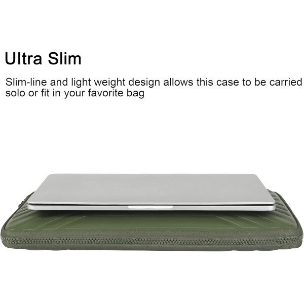 DOMISO Funda impermeable para laptop de 14 pulgadas con asa, ligera, suave, EVA, funda para tablet de 14 pulgadas, Lenovo ThinkPad/HP Pavilion 14 Stream 14/Dell, color negro - Imagen 55