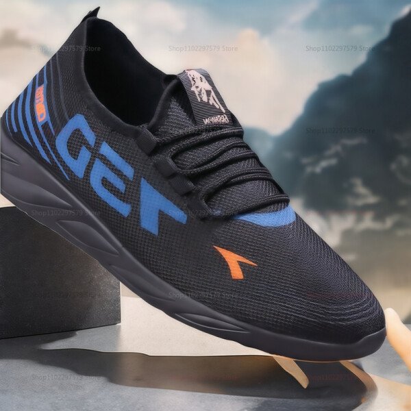 Zapatillas deportivas para hombre, zapatillas deportivas informales, zapatillas multifuncionales antideslizantes y anticaídas, modernas y cómodas. - Imagen 2