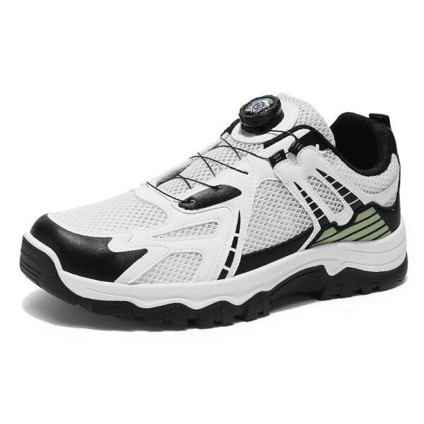 Zapatillas de deporte informales transpirables para hombre, zapatillas de verano de suela suave antideslizantes para correr al aire libre, zapatillas deportivas clásicas con cordones giratorios y ligeras - Imagen 8