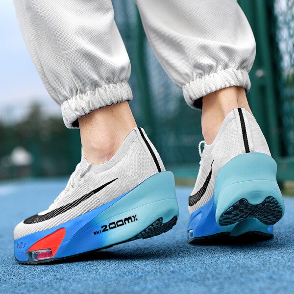Zapatillas deportivas informales con colchón de aire para correr, trotar, maratón, para hombre, transpirables, ligeras, cómodas, antideslizantes, para ocio - Imagen 4