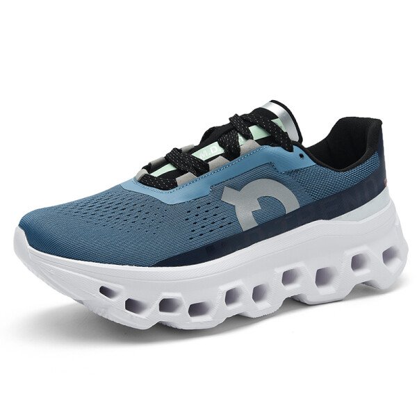 Zapatillas de running con amortiguación para hombre, ligeras, deportivas informales, antideslizantes, para viajes al aire libre y caminar. - Imagen 7