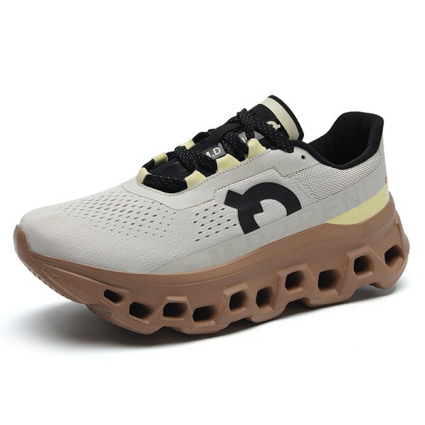 Zapatillas de running con amortiguación para hombre, ligeras, deportivas informales, antideslizantes, para viajes al aire libre y caminar. - Imagen 9