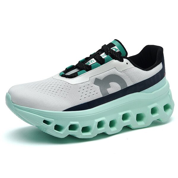 Zapatillas de running con amortiguación para hombre, ligeras, deportivas informales, antideslizantes, para viajes al aire libre y caminar. - Imagen 10