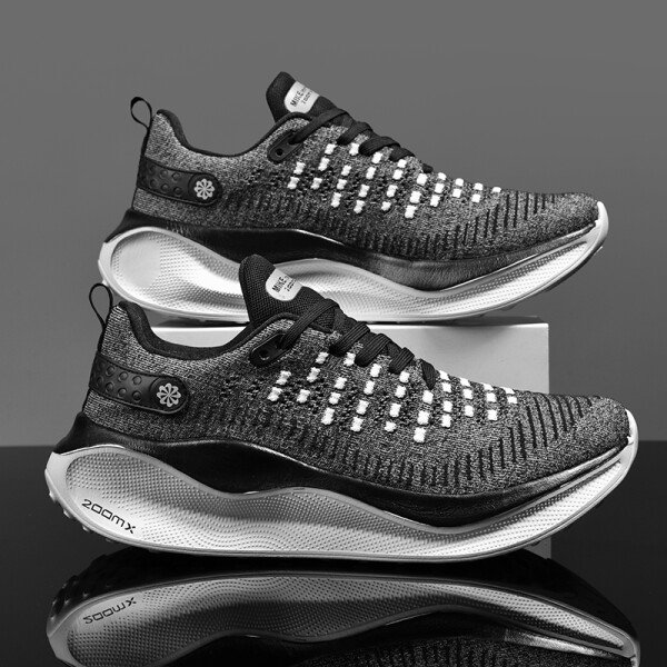 Zapatillas deportivas para correr de maratón para hombre, transpirables, ligeras, cómodas, antideslizantes, para actividades al aire libre y de ocio.