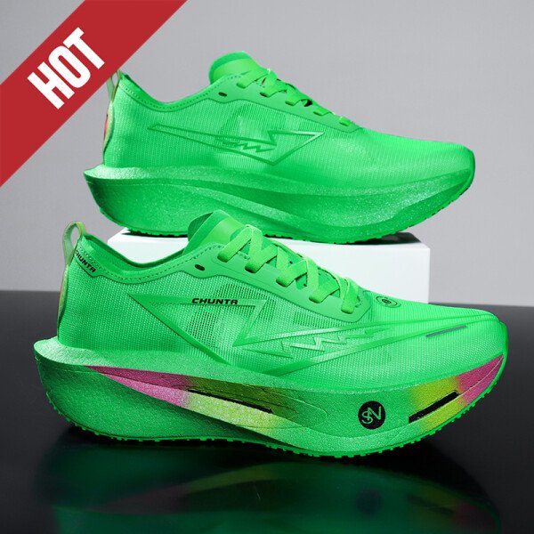 Zapatillas de running nuevas Carbon Board Marathon para hombre y mujer, deportivas, transpirables, ligeras, cómodas, atléticas y antideslizantes, informales - Imagen 9
