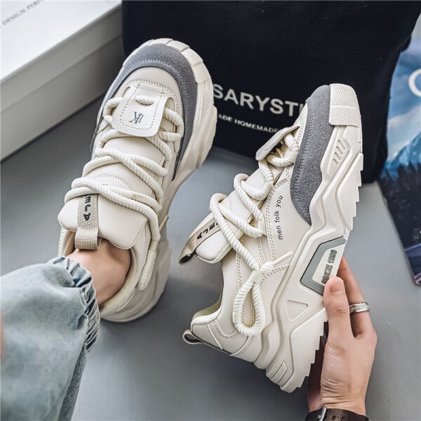 Zapatillas deportivas informales para hombre, duraderas, cómodas, transpirables y elegantes. - Imagen 2