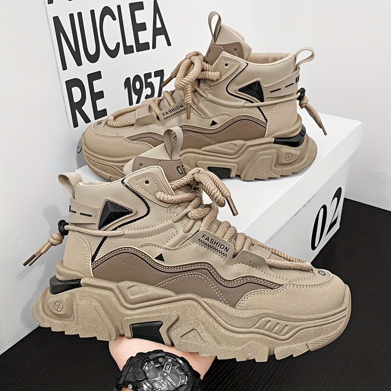 zapatos de caminar de hombre con cordones antideslizantes, zapatos deportivos duraderos, adecuados para senderismo , camping, montañismo, zapatos de hombre de gran tamaño, adecuados para Detalles del producto 0