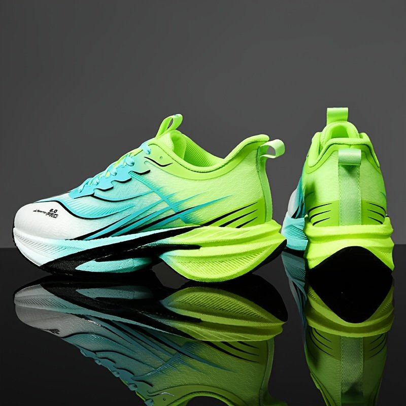 zapatillas de correr de malla tejida para hombre, - con cordones, antideslizantes, , zapatillas deportivas casuales y para exteriores, zapatillas deportivas casuales | diseño | construcción con cordones, zapatillas de correr Detalles del producto 0