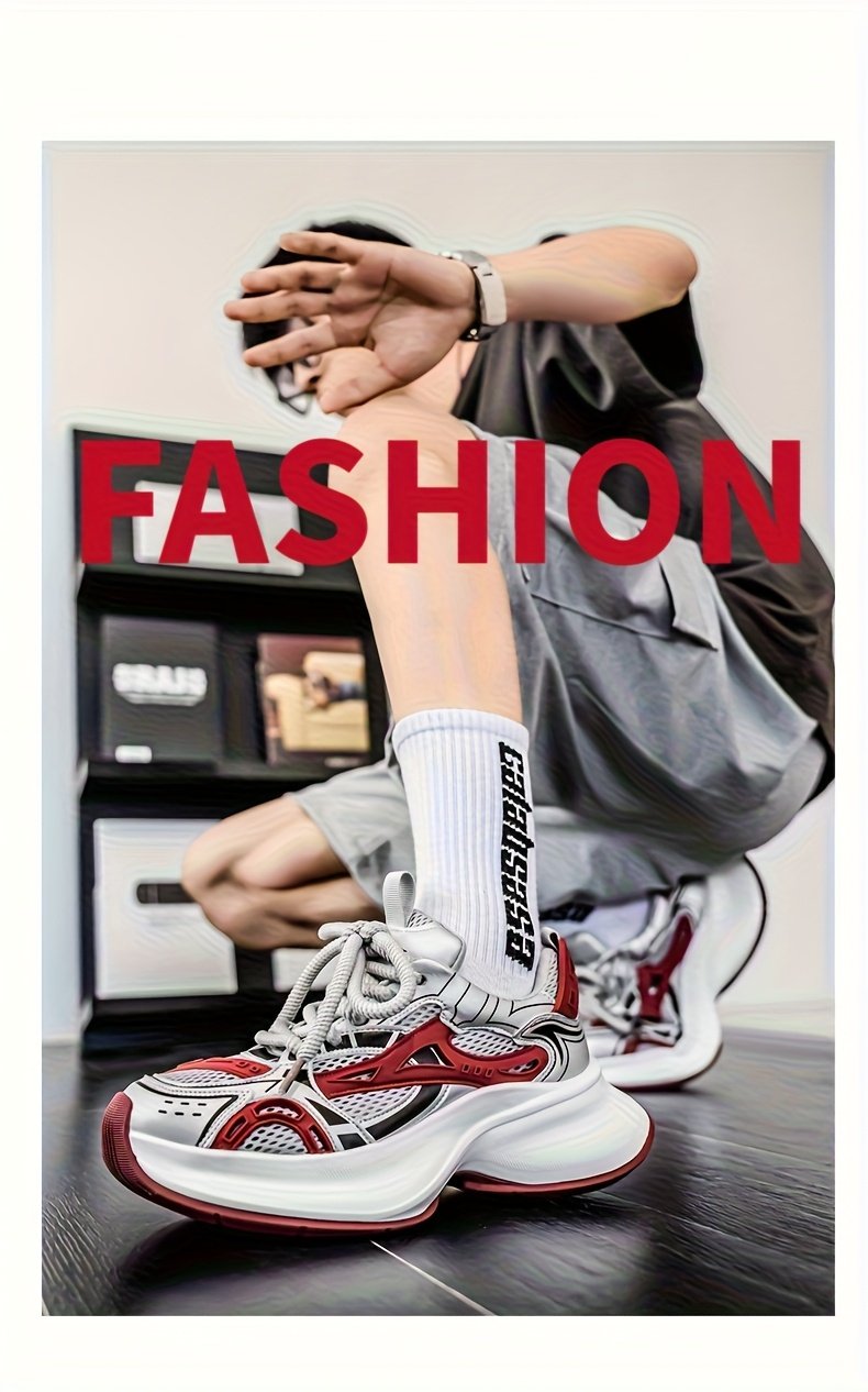 zapatillas bajas para hombre - / /, transpirable con cordones, de pvc acolchada y diseño antideslizante ideal para gimnasio o uso casual en toda temporada ( ) Detalles del producto 0
