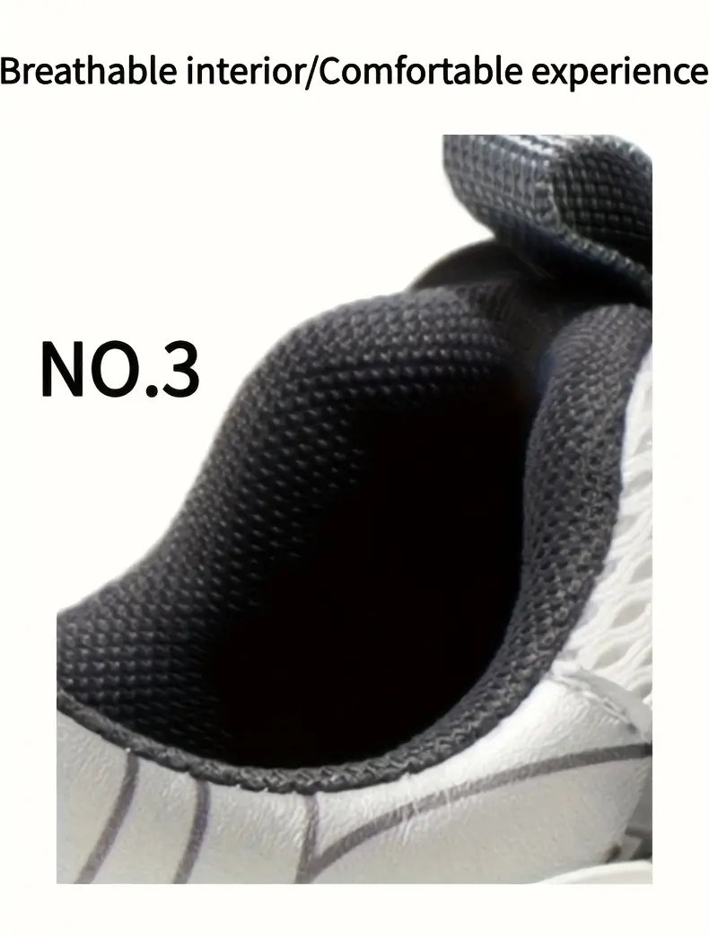  zapatillas bajas para hombre - / /, transpirable con cordones, de pvc acolchada y diseÃ±o antideslizante ideal para gimnasio o uso casual en toda temporada ( ) Detalles del producto 3