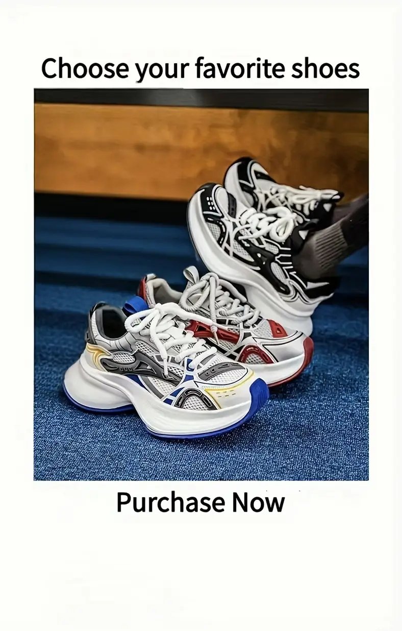  zapatillas bajas para hombre - / /, transpirable con cordones, de pvc acolchada y diseÃ±o antideslizante ideal para gimnasio o uso casual en toda temporada ( ) Detalles del producto 5