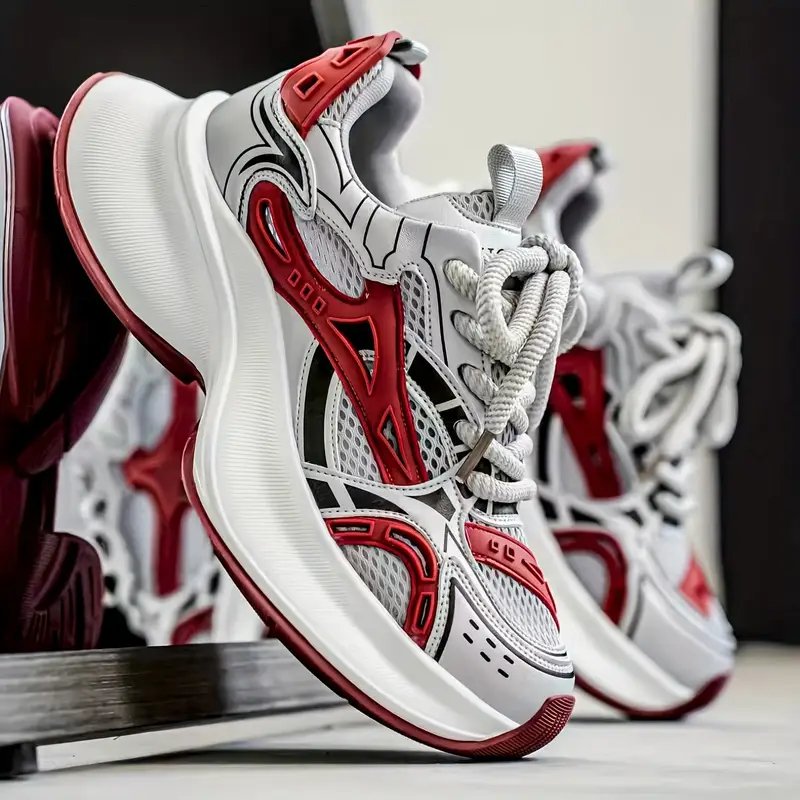  zapatillas bajas para hombre - / /, transpirable con cordones, de pvc acolchada y diseÃ±o antideslizante ideal para gimnasio o uso casual en toda temporada ( ) Detalles del producto 6