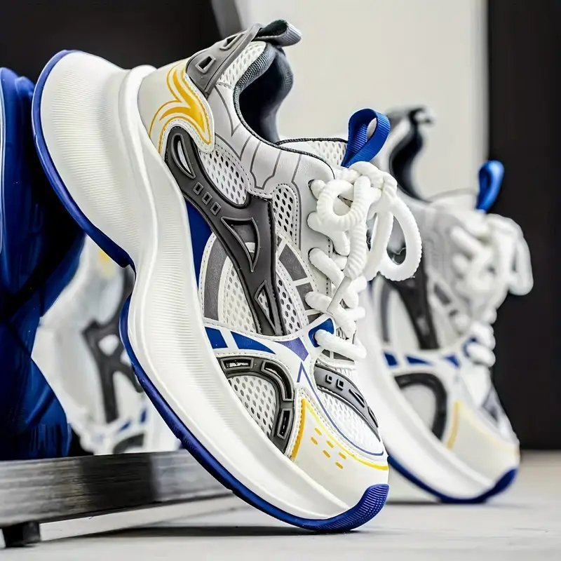  zapatillas bajas para hombre - / /, transpirable con cordones, de pvc acolchada y diseÃ±o antideslizante ideal para gimnasio o uso casual en toda temporada ( ) Detalles del producto 8