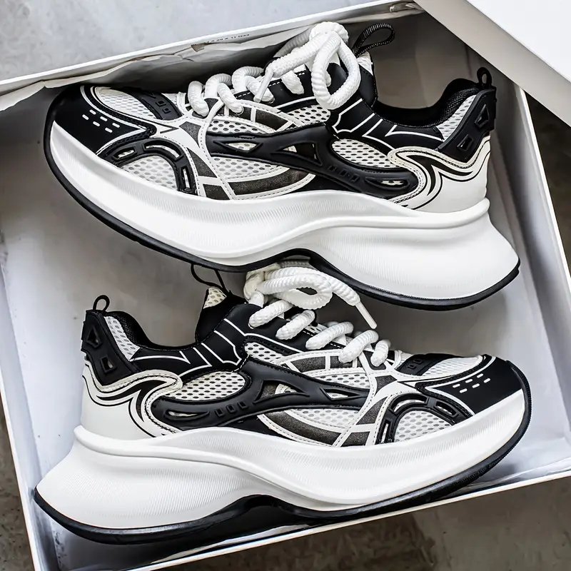  zapatillas bajas para hombre - / /, transpirable con cordones, de pvc acolchada y diseÃ±o antideslizante ideal para gimnasio o uso casual en toda temporada ( ) Detalles del producto 10