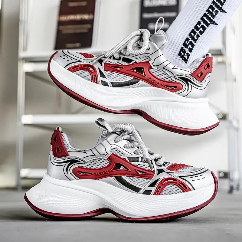  zapatillas bajas para hombre - / /, transpirable con cordones, de pvc acolchada y diseÃ±o antideslizante ideal para gimnasio o uso casual en toda temporada ( ) Detalles del producto 16