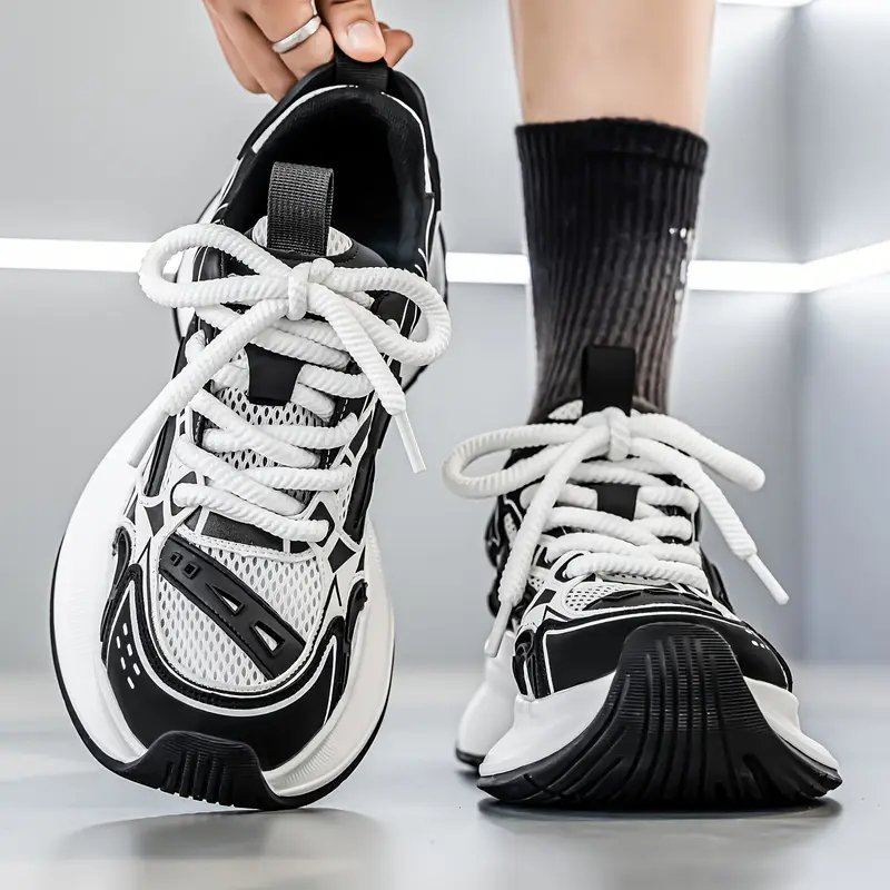  zapatillas bajas para hombre - / /, transpirable con cordones, de pvc acolchada y diseÃ±o antideslizante ideal para gimnasio o uso casual en toda temporada ( ) Detalles del producto 17