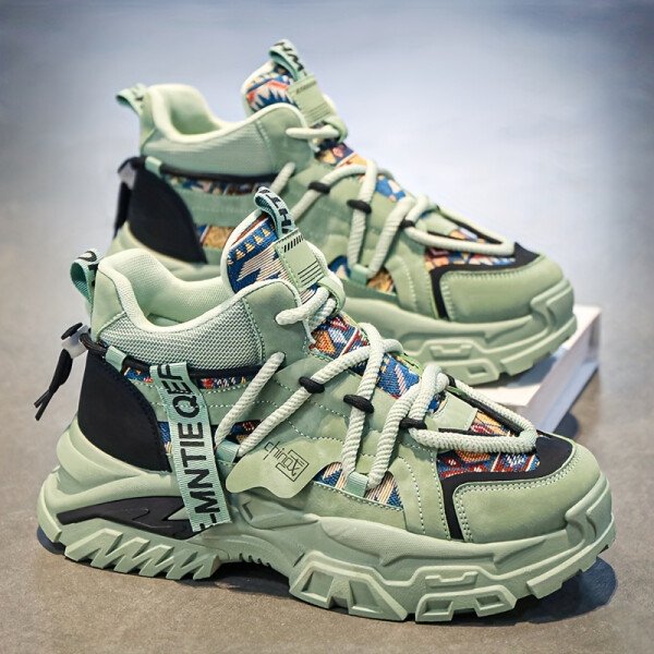 Zapatos Casuales Nuevos, Modernos y Cómodos para Hombres, Zapatos Altos Versátiles y de Moda para Hombres, Zapatos Deportivos de Alta Calidad para la Calle - Imagen 3