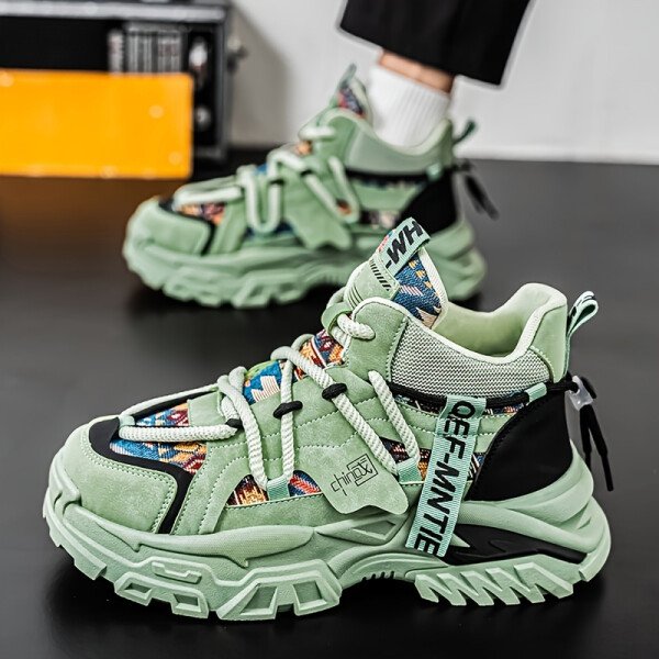 Zapatos Casuales Nuevos, Modernos y Cómodos para Hombres, Zapatos Altos Versátiles y de Moda para Hombres, Zapatos Deportivos de Alta Calidad para la Calle - Imagen 5