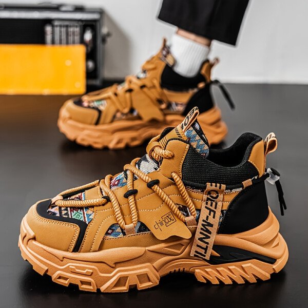 Zapatos Casuales Nuevos, Modernos y Cómodos para Hombres, Zapatos Altos Versátiles y de Moda para Hombres, Zapatos Deportivos de Alta Calidad para la Calle - Imagen 7