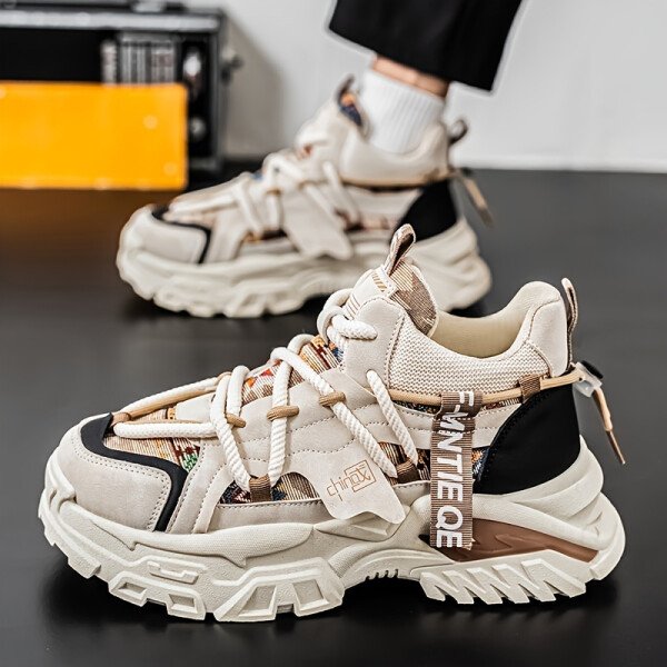 Zapatos Casuales Nuevos, Modernos y Cómodos para Hombres, Zapatos Altos Versátiles y de Moda para Hombres, Zapatos Deportivos de Alta Calidad para la Calle - Imagen 9