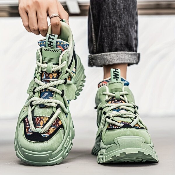 Zapatos Casuales Nuevos, Modernos y Cómodos para Hombres, Zapatos Altos Versátiles y de Moda para Hombres, Zapatos Deportivos de Alta Calidad para la Calle - Imagen 10