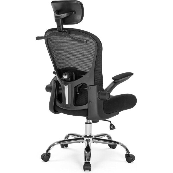 Asiento microajustable detallado, asiento de elevación y movimiento, soporte lumbar 2D, reposabrazos 2D con reposacabezas. Silla de oficina, silla de estudio, silla de juego. (W-gris) - Imagen 41