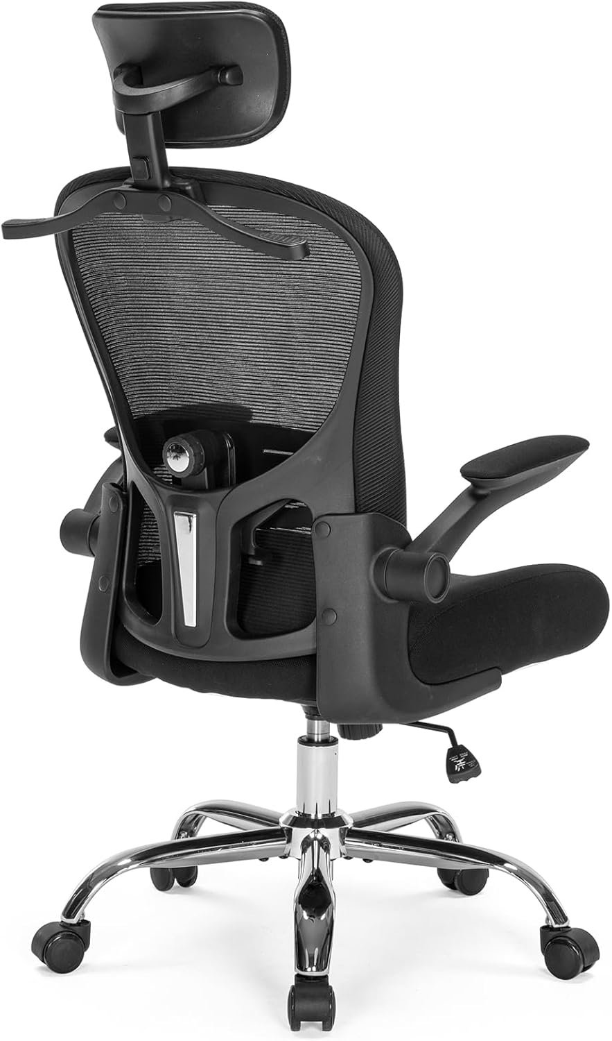 Asiento microajustable detallado, asiento de elevación y movimiento, soporte lumbar 2D, reposabrazos 2D con reposacabezas. Silla de oficina, silla de estudio, silla de juego. (W-gris) - Imagen 41
