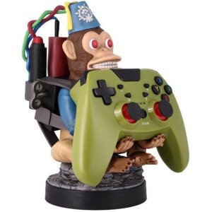 Exquisite Gaming: Call of Duty: Monkeybomb - Soporte original para teléfono móvil y controlador de juegos, soporte para dispositivos, cable Guys, figura con licencia