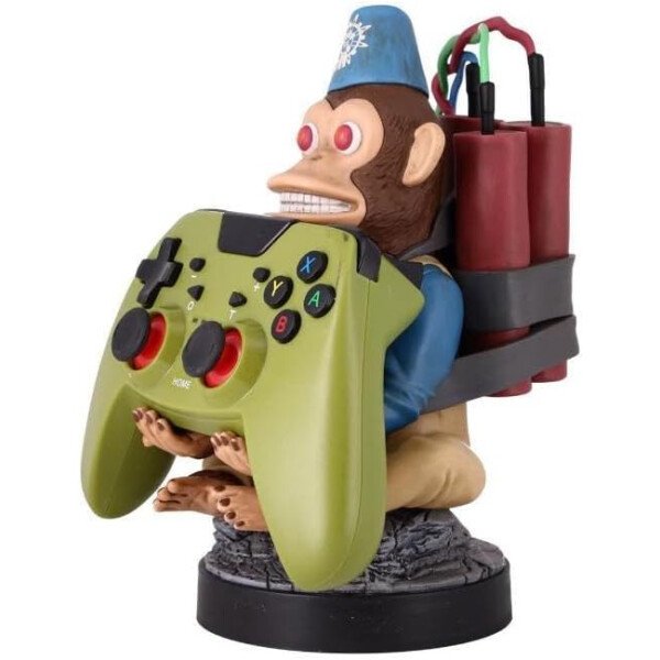 Exquisite Gaming: Call of Duty: Monkeybomb - Soporte original para teléfono móvil y controlador de juegos, soporte para dispositivos, cable Guys, figura con licencia - Imagen 5