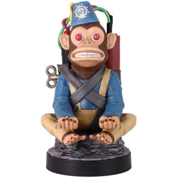 Exquisite Gaming: Call of Duty: Monkeybomb - Soporte original para teléfono móvil y controlador de juegos, soporte para dispositivos, cable Guys, figura con licencia - Imagen 7