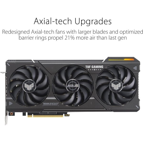 ASUS TUF Gaming GeForce RTX ™ 5070 12GB GDDR7 OC Edition Tarjeta gráfica para juegos (PCIe® 5.0, HDMI®/DP 2.1, ranura 3.125, componentes de grado militar, revestimiento protector de PCB, ventiladores - Imagen 115