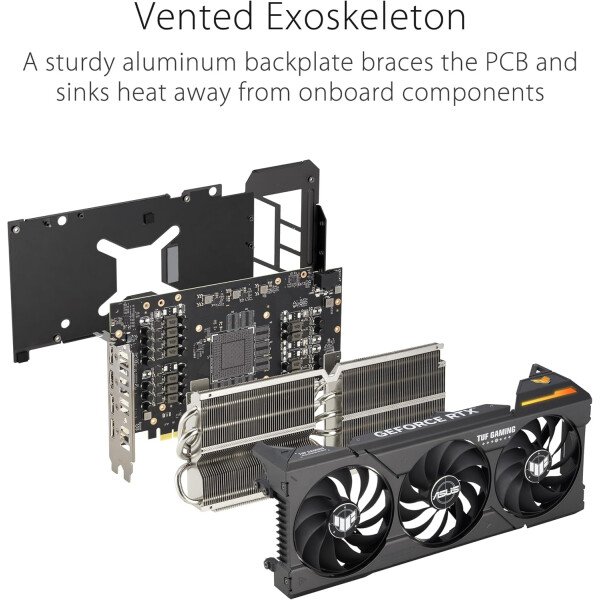 ASUS TUF Gaming GeForce RTX ™ 5070 12GB GDDR7 OC Edition Tarjeta gráfica para juegos (PCIe® 5.0, HDMI®/DP 2.1, ranura 3.125, componentes de grado militar, revestimiento protector de PCB, ventiladores - Imagen 118