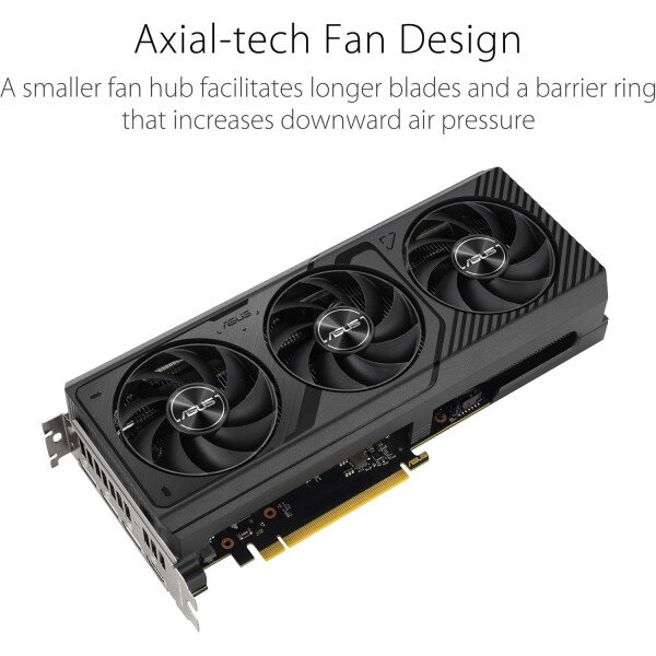 ASUS TUF Gaming GeForce RTX ™ 5070 12GB GDDR7 OC Edition Tarjeta gráfica para juegos (PCIe® 5.0, HDMI®/DP 2.1, ranura 3.125, componentes de grado militar, revestimiento protector de PCB, ventiladores - Imagen 135