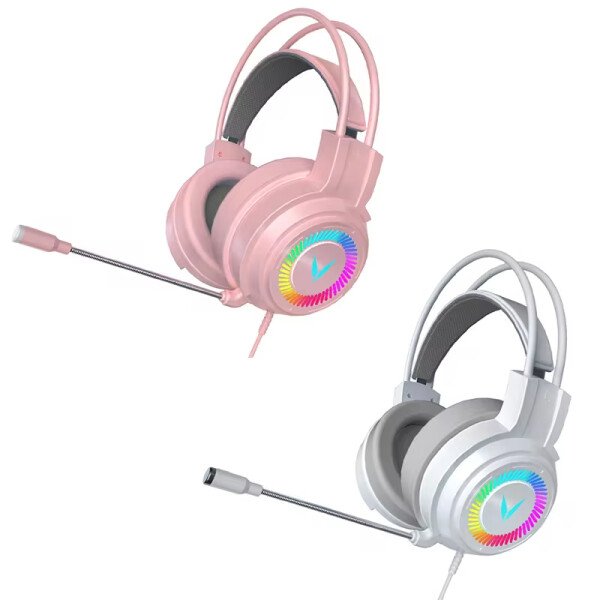 Auriculares para juegos G60, estéreo 7.1, con graves envolventes virtuales y micrófono, luz LED, plegables, para PC y gamers, G58 - Imagen 6