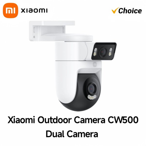 Xiaomi Outdoor CW500 - Cámara dual IP66, protección de seguridad, CCTV, detección IA, visión nocturna a todo color, hogar inteligente