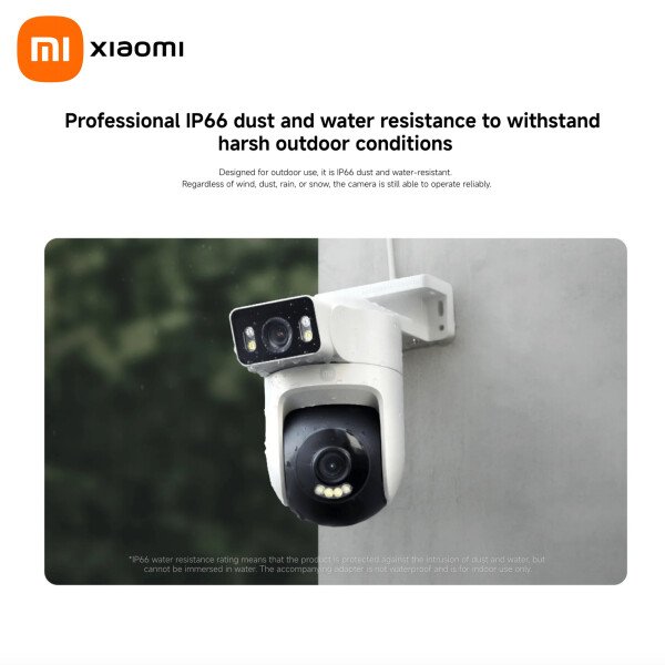 Xiaomi Outdoor CW500 - Cámara dual IP66, protección de seguridad, CCTV, detección IA, visión nocturna a todo color, hogar inteligente - Imagen 4