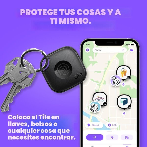 Tile by Life360 Essentials - Rastreadores Bluetooth y localizadores de artículos para llaves, carteras, controles remotos y más Encuentra fácilmente todas tus cosas. Compatible con iOS y Android - Imagen 2